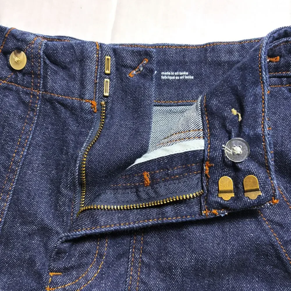 Anthropologie Dark Indigo Denim Jean Shorts - Picture 9 of 12